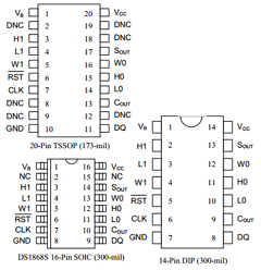 DS1868-010 Datasheet PDF Dallas Semiconductor -> Maxim Integrated