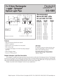 597-3001-2XX Datasheet PDF Dialight Corporation