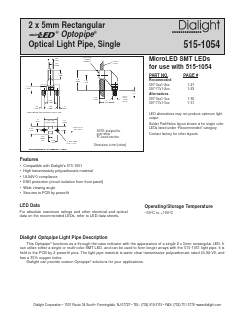 515-1054 Datasheet PDF Dialight Corporation