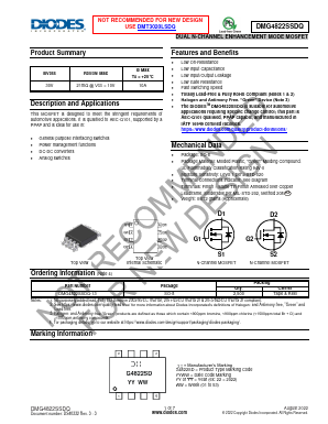 DMG4822SSDQ-13 Datasheet PDF Diodes Incorporated.