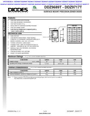DDZ9700T-7 Datasheet PDF Diodes Incorporated.