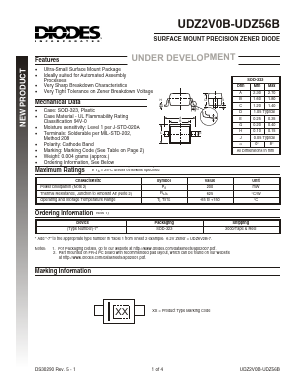 UDZ2V0B Datasheet PDF Diodes Incorporated.