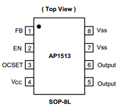 AP1513SL-U Datasheet PDF Diodes Incorporated.