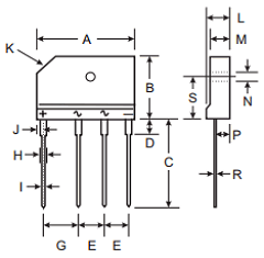 GBJ10005-F Datasheet PDF Diodes Incorporated.