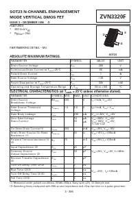 ZVN3320FTA Datasheet PDF Diodes Incorporated.
