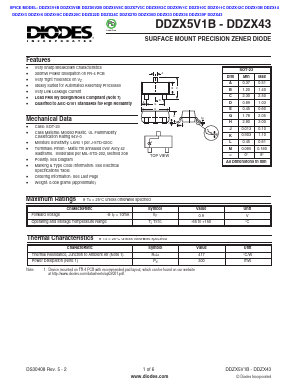 DDZX15-7 Datasheet PDF Diodes Incorporated.