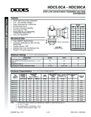 HDC12CA Datasheet PDF Diodes Incorporated.
