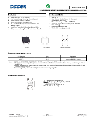 DF10S Datasheet PDF Diodes Incorporated.