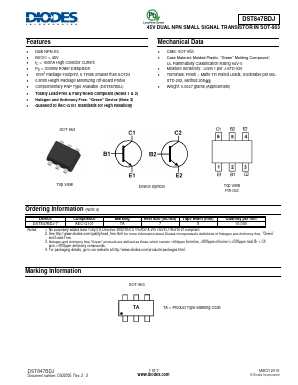 DST847BDJ Datasheet PDF Diodes Incorporated.