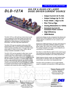 DLD-127A Datasheet PDF Directed Energy, Inc. An IXYS Company