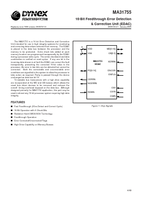 MAR31755AD Datasheet PDF Dynex Semiconductor