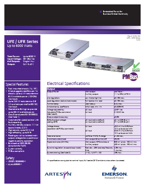 UFE1300-5 Datasheet PDF Emerson Network Power