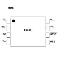 H6006A3SO8B Datasheet PDF EM Microelectronic - MARIN SA