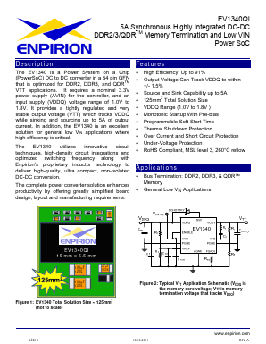 EV1340QI Datasheet PDF Enpirion, Inc.