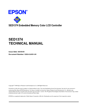 NECVR4102 Datasheet PDF Seiko Epson Corp