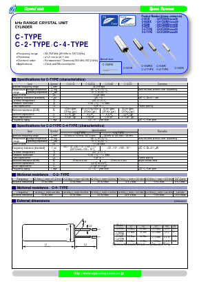 C-2-TYPEFREQ3A-A Datasheet PDF Epson ToYoCom