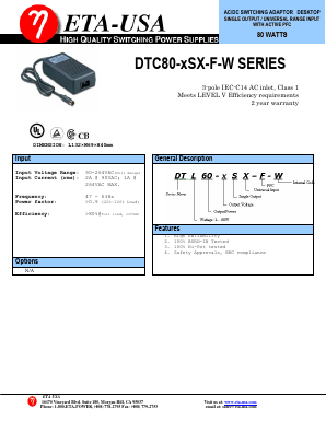 DTC80-12SX-F-W Datasheet PDF ETA-USA