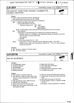 LA1207 Datasheet PDF ETC
