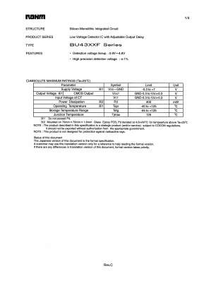 BU4339F Datasheet PDF ETC