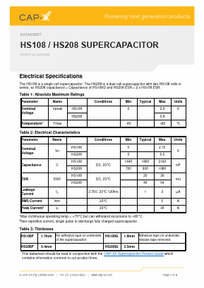 HS108F Datasheet PDF ETC