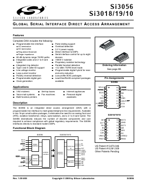 SI3056DC2-EVB Datasheet PDF ETC