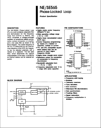 NE565 Datasheet PDF ETC