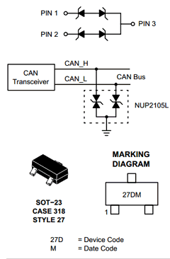 NUP2105LT1 Datasheet PDF ETC