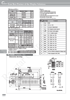 RC1602B Datasheet PDF ETC