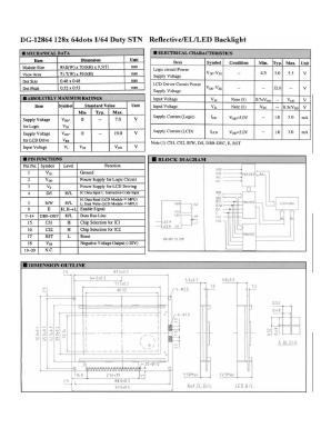 DG12864 Datasheet PDF ETC