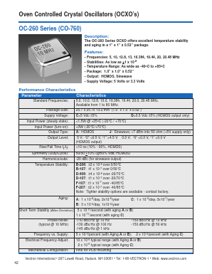 OC-260-DAD-408BA-20 Datasheet PDF ETC