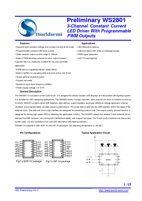 WS2801DI Datasheet PDF ETC