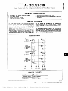 AM25LS2519DC Datasheet PDF ETC