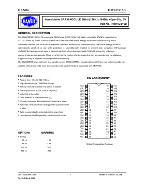 HMN12816D-85 Datasheet PDF ETC