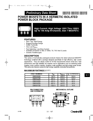 OM6058SB Datasheet PDF ETC
