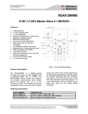 RDA012M4MS-HD Datasheet PDF ETC