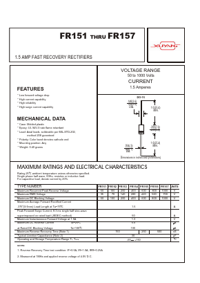 FR154 Datasheet PDF ETC