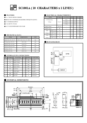 SC1001 Datasheet PDF ETC