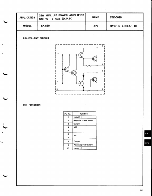 STK-0029 Datasheet PDF ETC