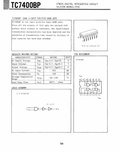 TC7400BP Datasheet PDF ETC