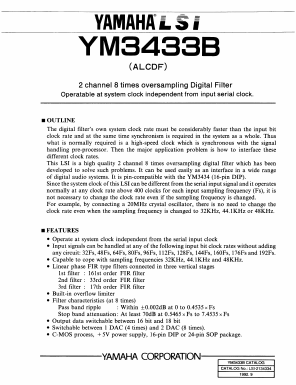 YM3433B-D Datasheet PDF ETC