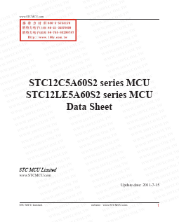 STC12LE5A52S2 Datasheet PDF ETC