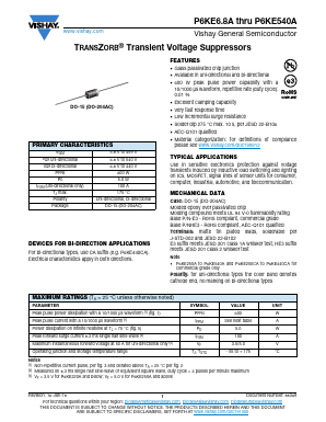P6KE110A-E3/4 Datasheet PDF ETC