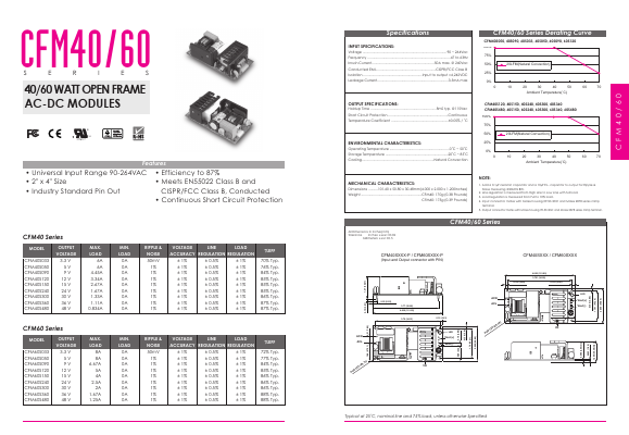 CFM40S120 Datasheet PDF ETC