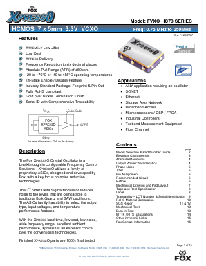 FVXO-HC73BR-10 Datasheet PDF ETC