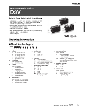 D3V-11G4-1C25-K Datasheet PDF ETC