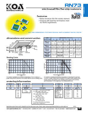 RN731JTTD1102C50 Datasheet PDF ETC