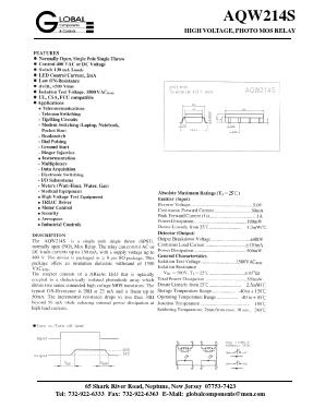 AQW214S Datasheet PDF ETC