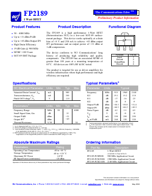 FP2189 Datasheet PDF ETC