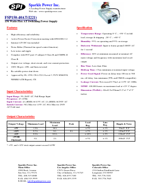 FSP150-40AT Datasheet PDF ETC