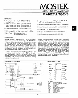 MK4027-3 Datasheet PDF ETC